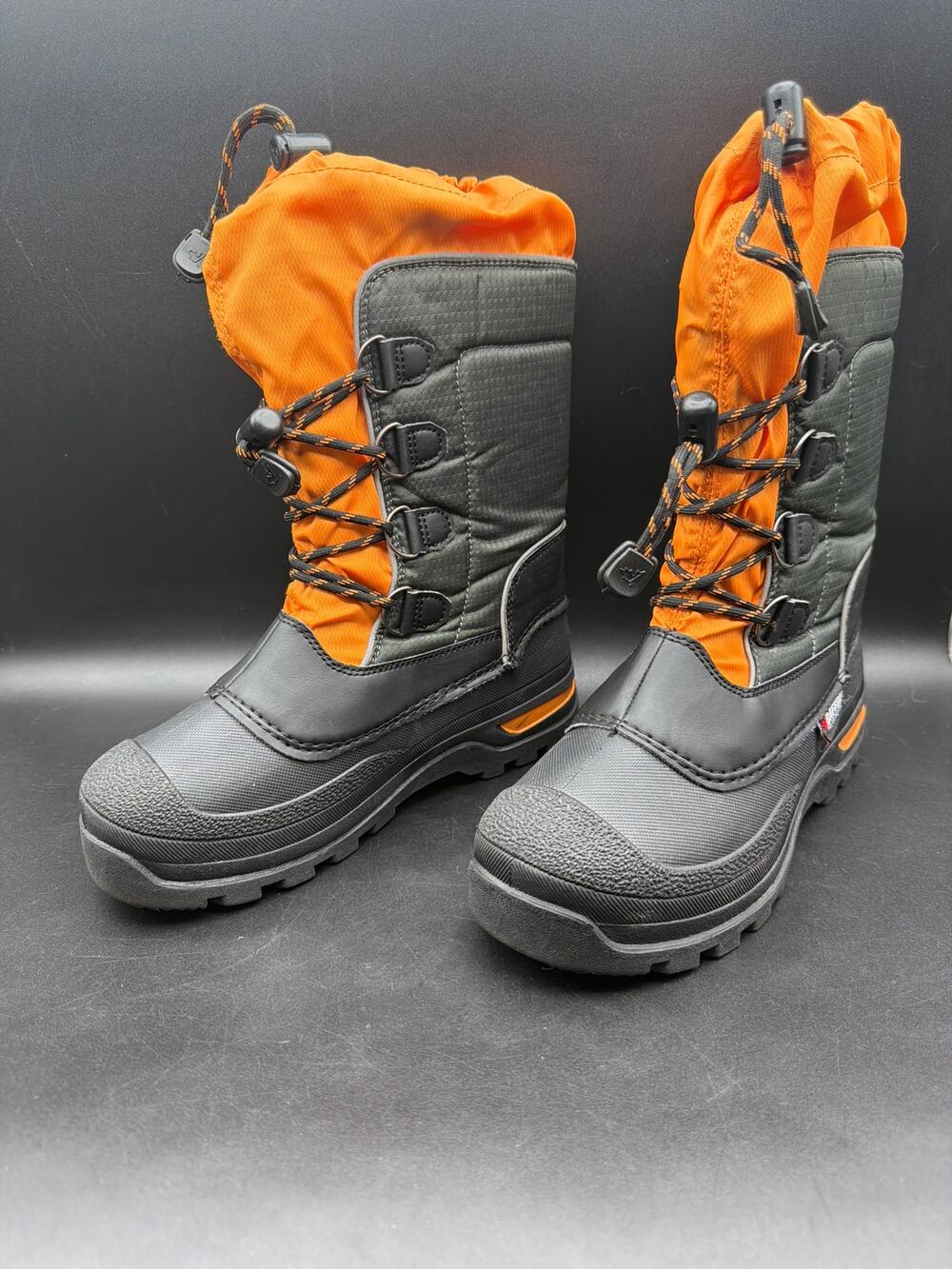 Baffin Pinetree Junior Snow Boots Youth US 3 Black Waterproof Insulated Winter